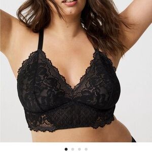 Torrid Black Lace Bralette